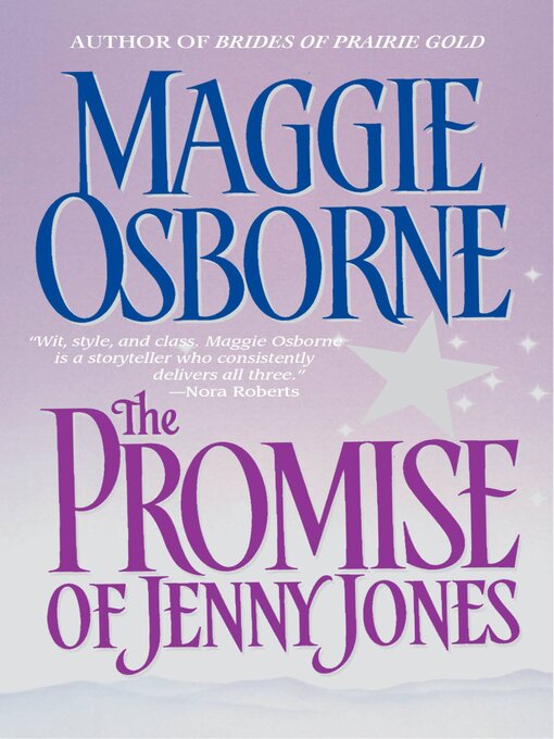 the promise of jenny jones by maggie osborne the promise of jenny jones by maggie osborne