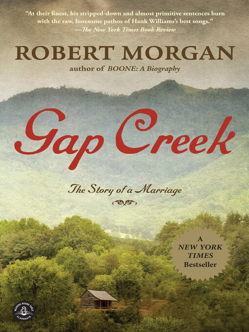 Cover Image of Gap creek (oprah's book club)