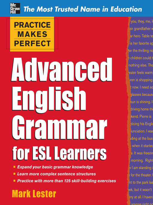 Advanced English Grammar for ESL Learners - Los Angeles Public Library ...