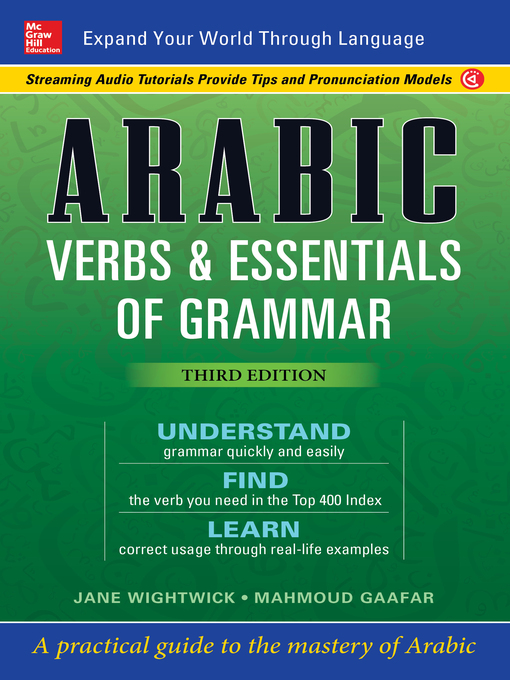 Arabic Verbs Essentials Of Grammar National Library Board Singapore Overdrive