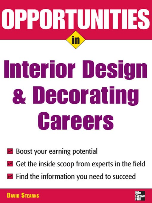 Opportunities in Design & Decorating Careers - National Library Board Singapore - OverDrive