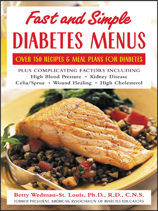 Fast And Simple Diabetes Menus Northern California Digital Library Overdrive