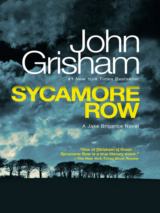 Cover Image of Sycamore row