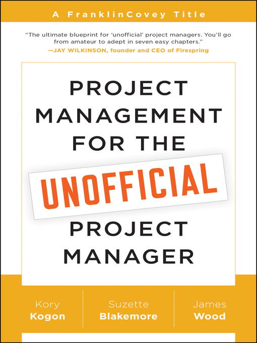 Project-Management-for-the-Unofficial-Project-Manager-A-FranklinCovey-Title