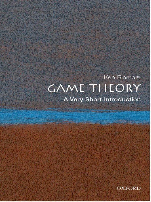 Cover art of Game Theory: A Very Short Introduction by Ken Binmore