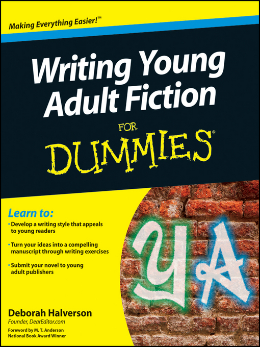Cover image for Writing Young Adult Fiction For Dummies