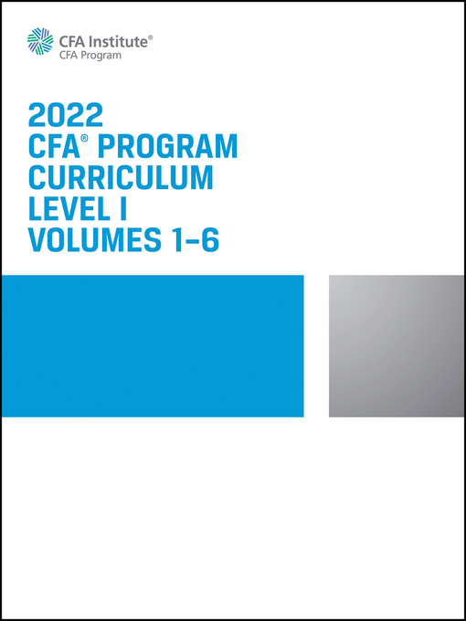 2022-CFA-Program-Curriculum-Level-I-Box-Set