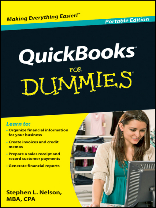 QuickBooks For Dummies - Indiana Digital Download Center - OverDrive
