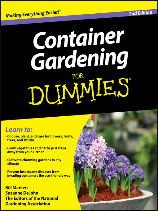 Container Gardening For Dummies National Library Board