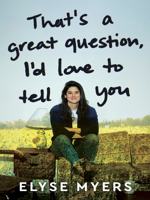 Cover Image of That's a great question, i'd love to tell you