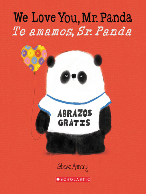 Chúng tôi yêu bạn, ông Panda / Te amamos, Sr. Panda, bìa sách
