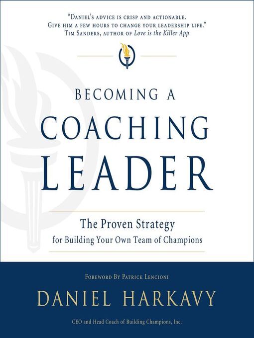Becoming a Coaching Leader - Westchester Library System - OverDrive