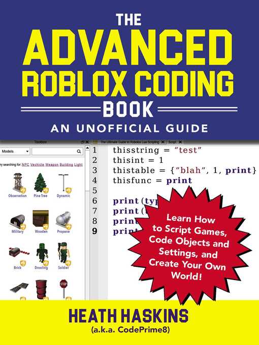 The Advanced Roblox Coding Book Christchurch City Libraries Overdrive - roblox lua library