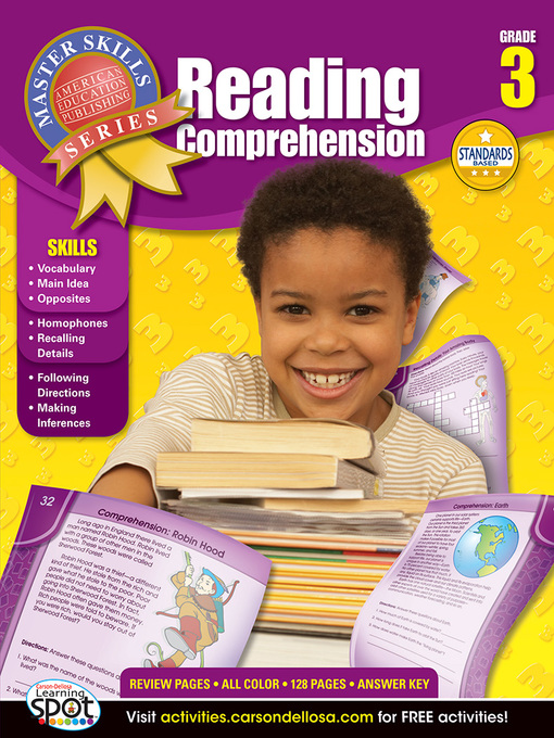 Reading comprehension workbooks for 3rd grade