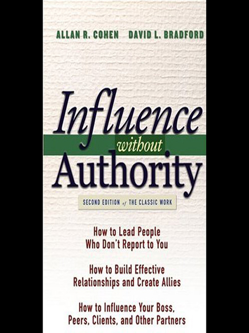 Influence Without Authority - Microsoft Library - OverDrive