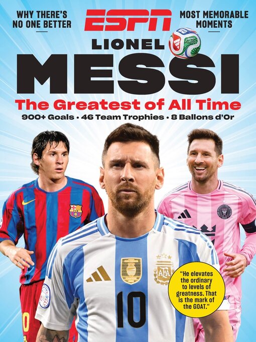 Espn Lionel Messi - the Greatest of All Time