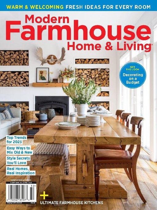 Modern farmhouse home & living cover image