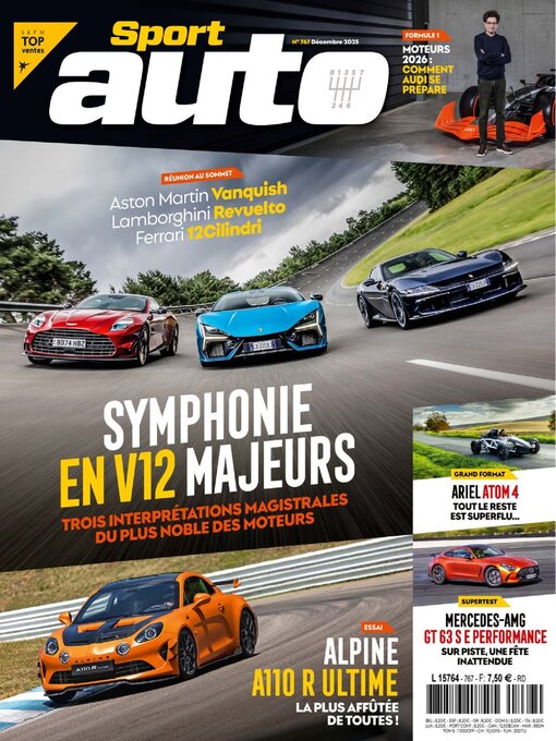 SPORT AUTO N°626 McLAREN P1 / FERRARI CALIFORNIA T / ATMO VS