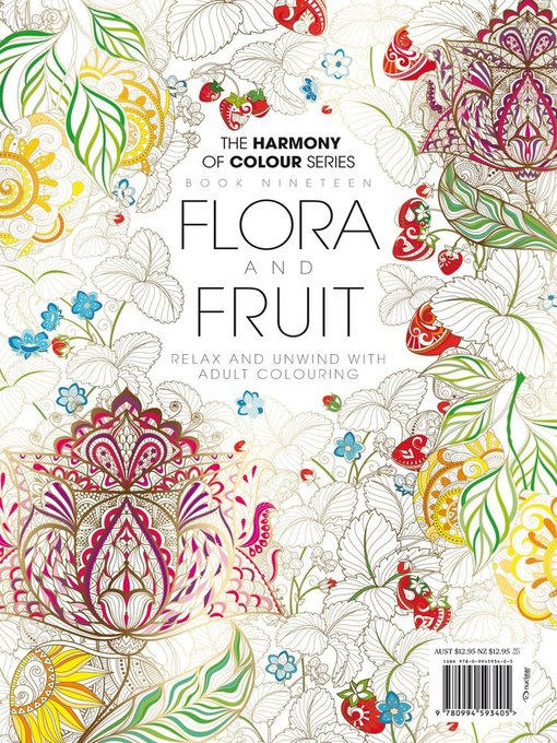 Colouring book: flora and fruit cover image