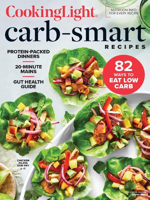 Cooking light carb-smart recipes cover image
