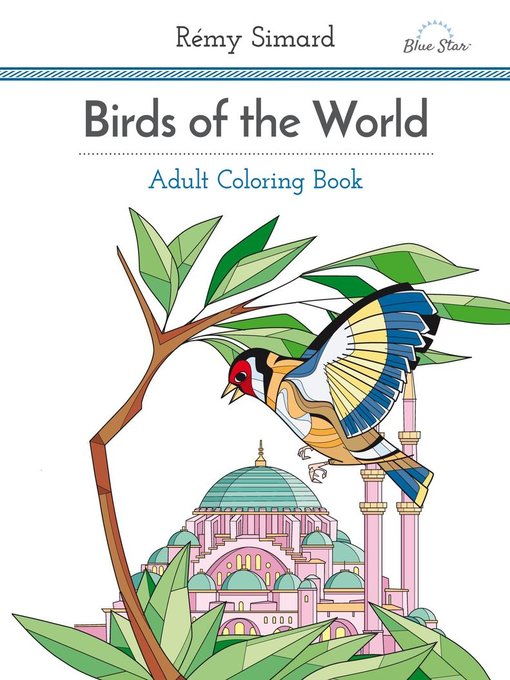 Adult coloring book: birds of the world cover image