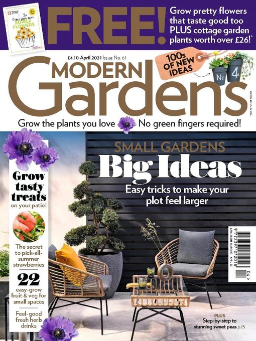 Modern gardens magazine cover image