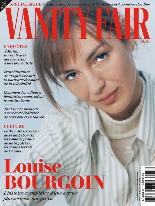 Vanity fair france cover image