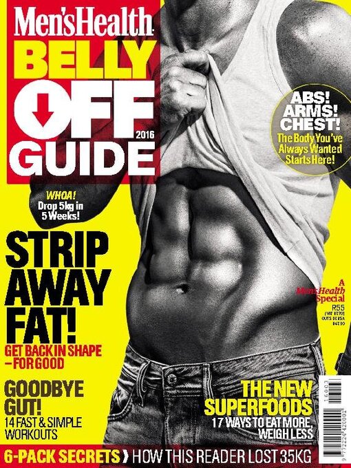 Men's health belly off guide cover image