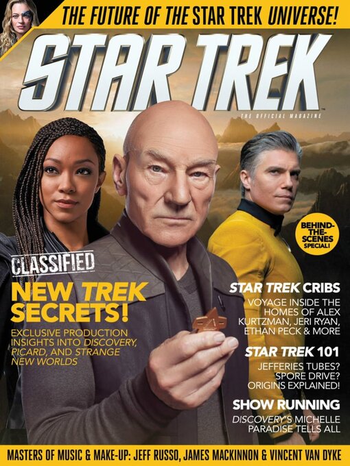 Star trek magazine cover image