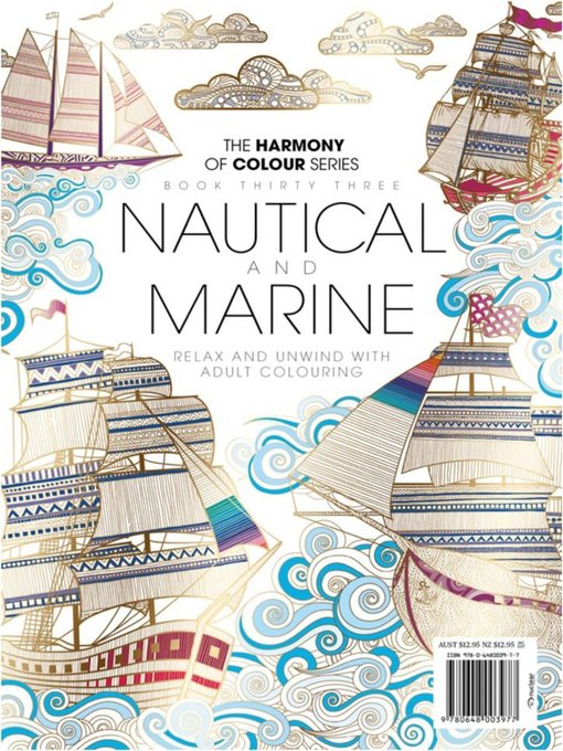 Colouring book: nautical and marine cover image