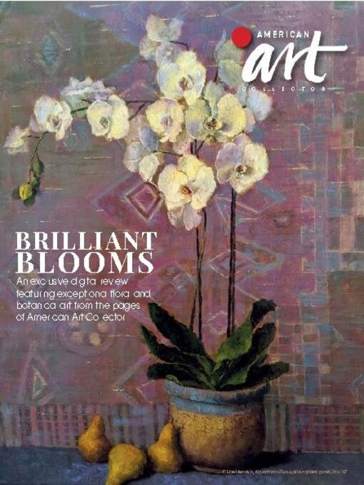 American art collector - brilliant blooms cover image