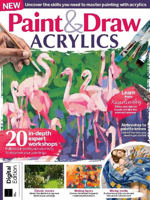 Cover Image of Paint & draw: acrylics