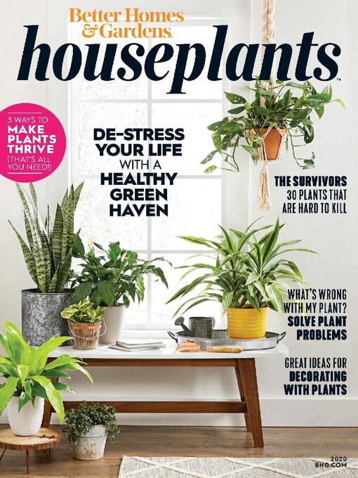 Better homes & gardens houseplants cover image