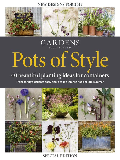 Gardens illustrated : pots of style cover image