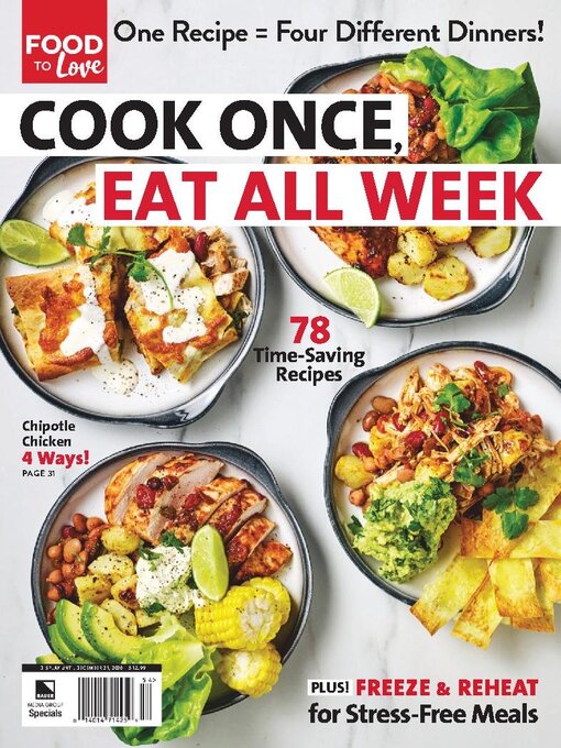 Cook once, eat all week cover image