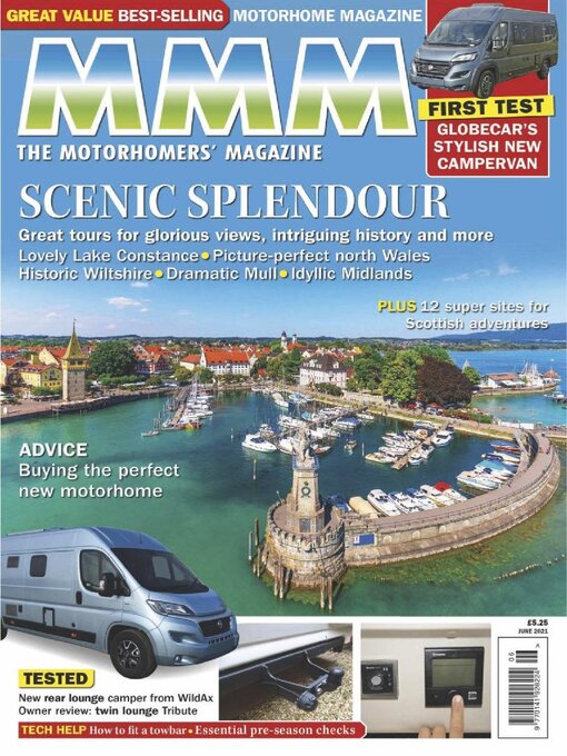 Mmm - the motorhomers' magazine cover image