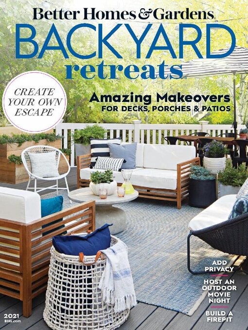 Bh&g backyard retreats cover image