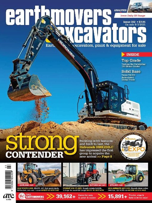 Earthmovers & excavators cover image