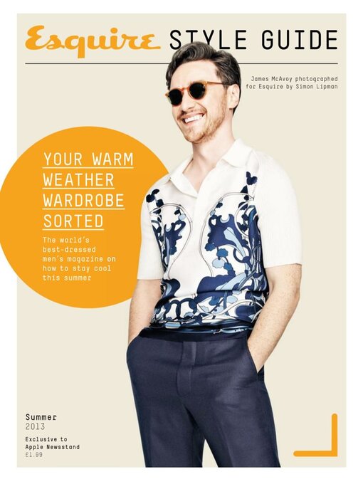 Esquire summer style guide 2013 cover image
