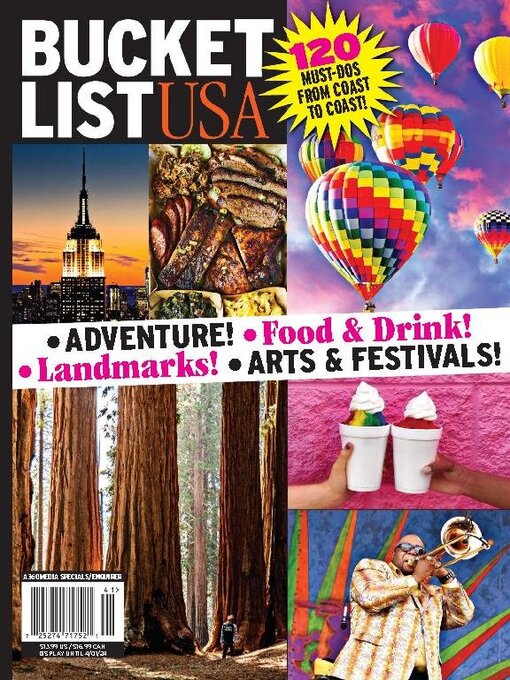 Bucket list usa - 120 must-dos from coast to coast! cover image