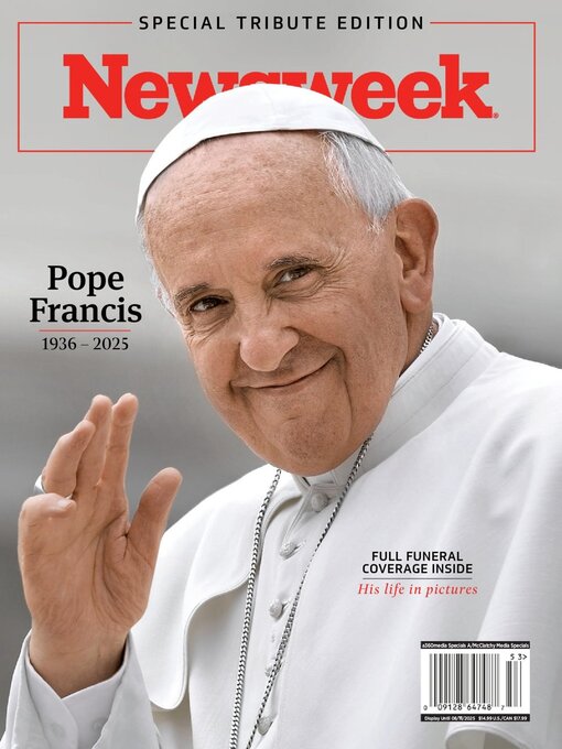 Cover Image of Pope francis 1936-2025 - newsweek special tribute edition