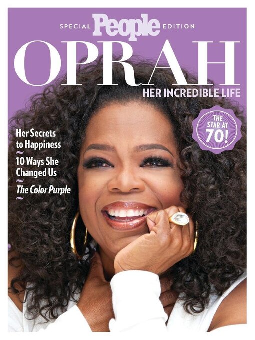 Oprah: her incredible life cover image