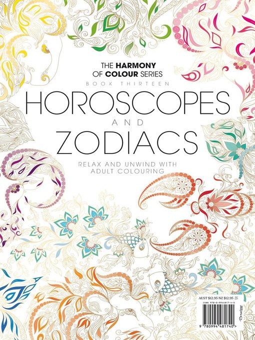 Colouring book: horoscopes and zodiacs cover image