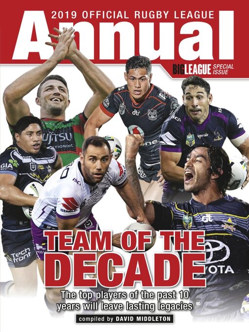 Official rugby league annual cover image