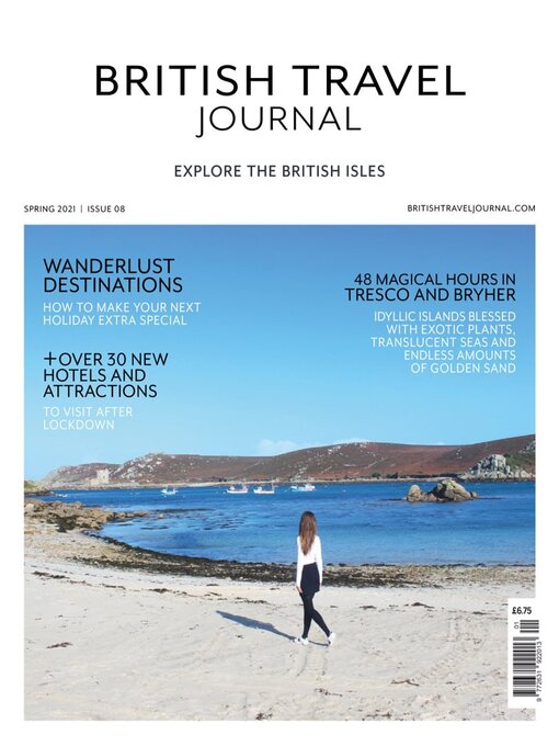 British travel journal cover image