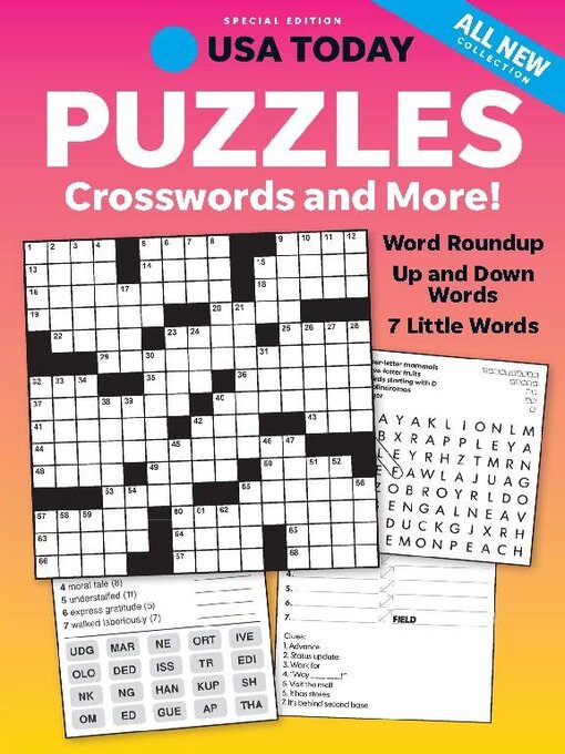 Cover Image of Usa today puzzles, crosswords & more!