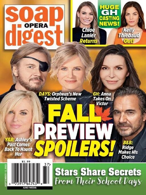 Soap Opera Digest - The Ohio Digital Library - OverDrive