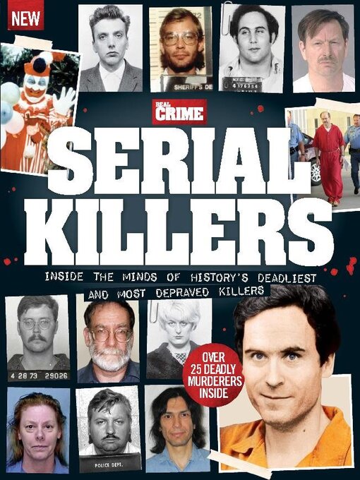Real crime book of serial killers cover image