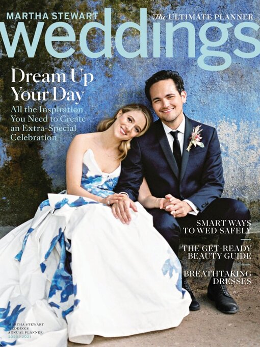 Martha stewart weddings:  real weddings special issue cover image