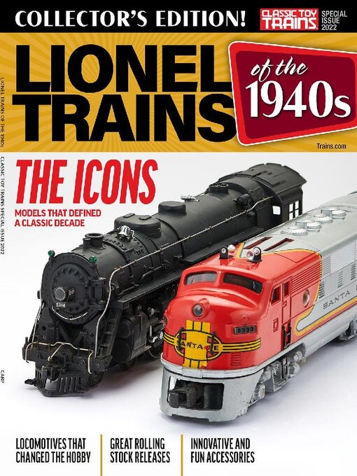 Lionel trains of the 1940s cover image